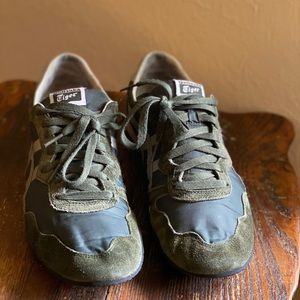 Men’s green Onitsuka Tiger shoes